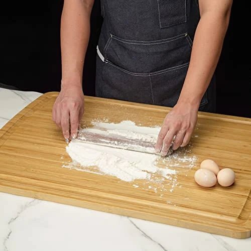 Bamboo Stove Top Cover Cutting Board Work Surface - NovoBam