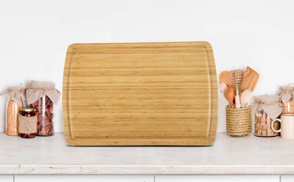 Bamboo Stove Top Cover Cutting Board Work Surface - NovoBam