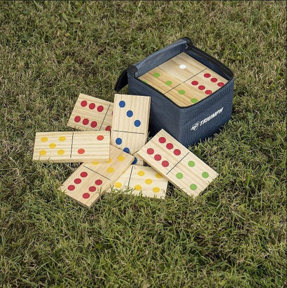 28-Piece Outdoor Large Domino Set - NovoBam