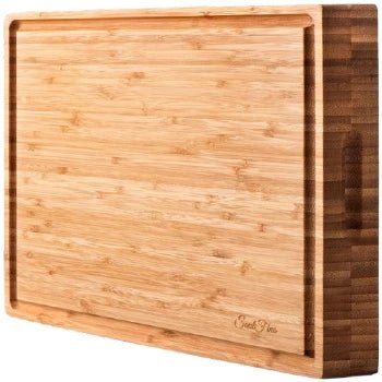 Bamboo Butcher Block - with Juice Groove - NovoBam