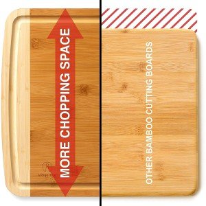 Extra Large Bamboo Cutting Board - NovoBam
