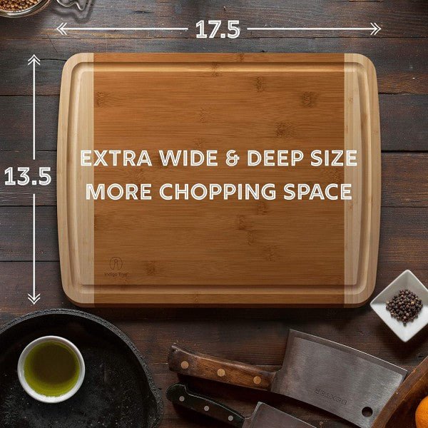 Extra Large Bamboo Cutting Board - NovoBam