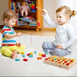 Wooden Magnetic Fishing Game - NovoBam