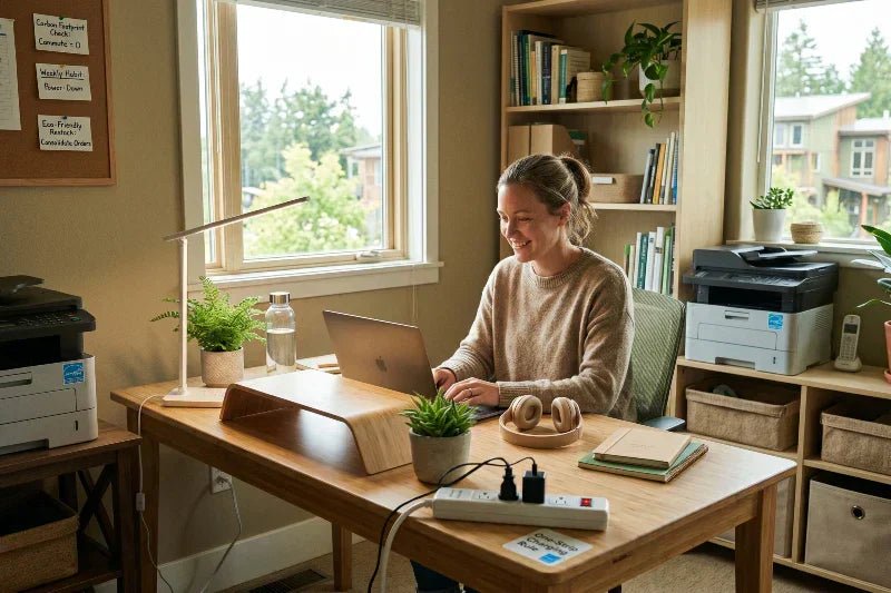 Remote Work and the Environment: A Practical Guide to Greener Home Habits - NovoBam