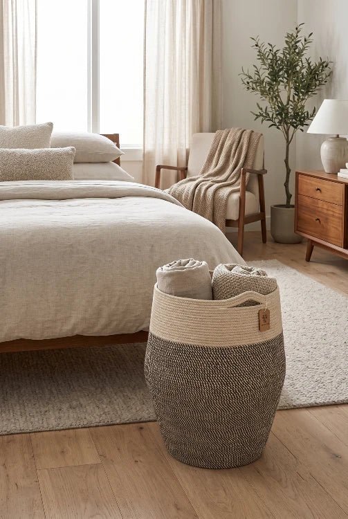 Natural Hamper Laundry Baskets - NovoBam