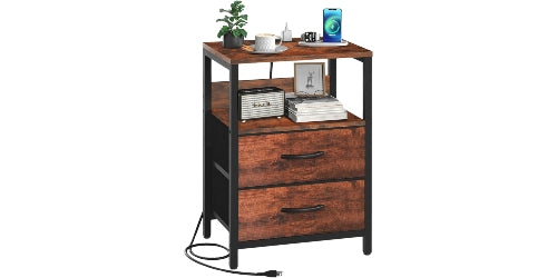 Flip Top Bedside Charging station