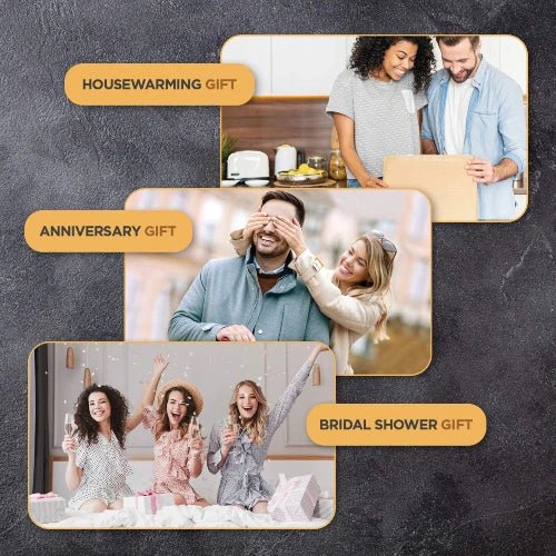 Premium Bamboo Cheese And Meat Charcuterie Board Set - NovoBam