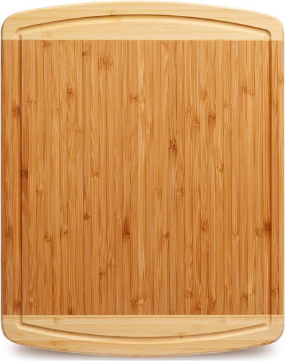 12"x9" Organic Small Bamboo Cutting Board - NovoBam