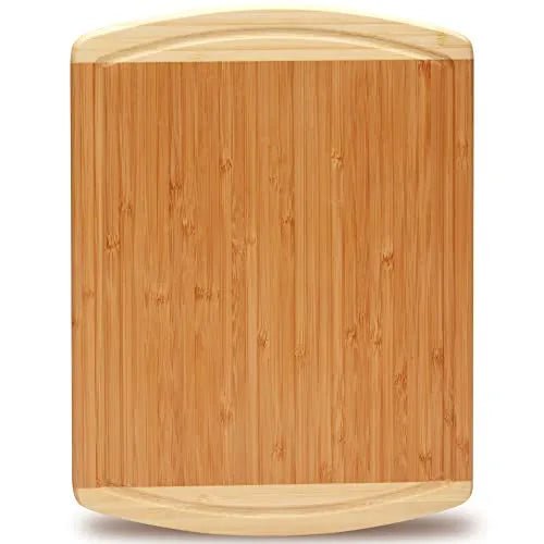 14.5"x11.5" Organic Bamboo Cutting Board - NovoBam