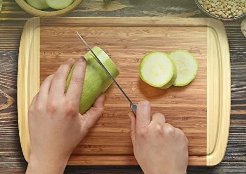 14.5"x11.5" Organic Bamboo Cutting Board - NovoBam