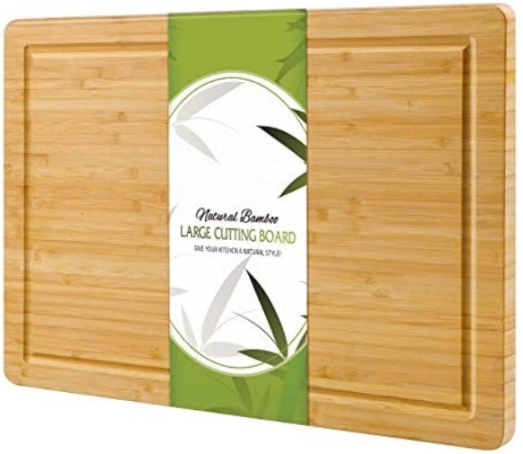 17 x 12 inch Extra Large Bamboo Cutting Board – NovoBam