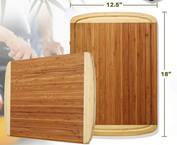 18"x12.5" Organic Xlarge Bamboo Cutting Board - NovoBam
