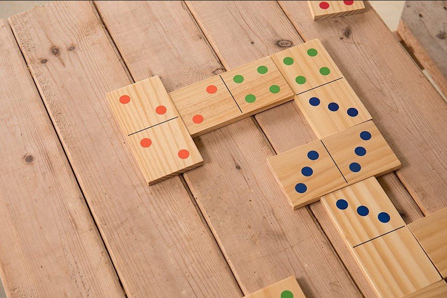 28-Piece Outdoor Large Domino Set - NovoBam