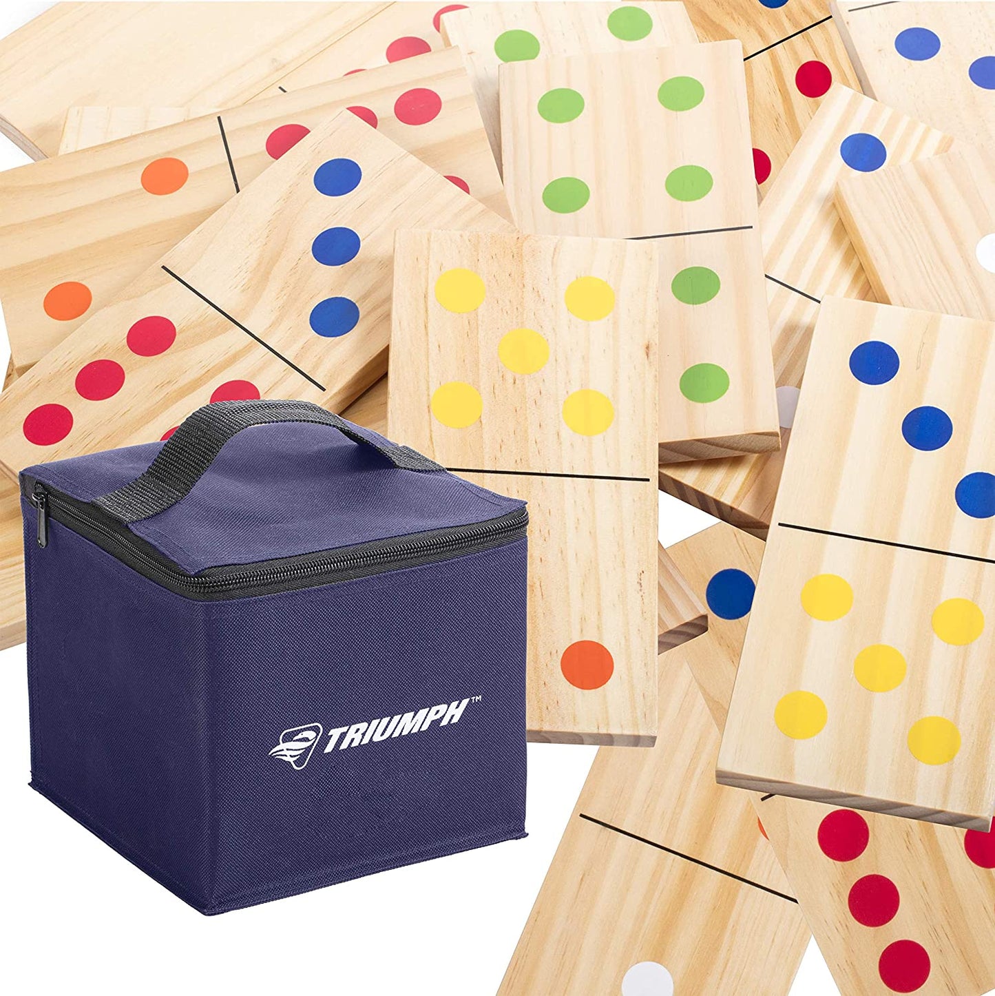 28-Piece Outdoor Large Domino Set - NovoBam