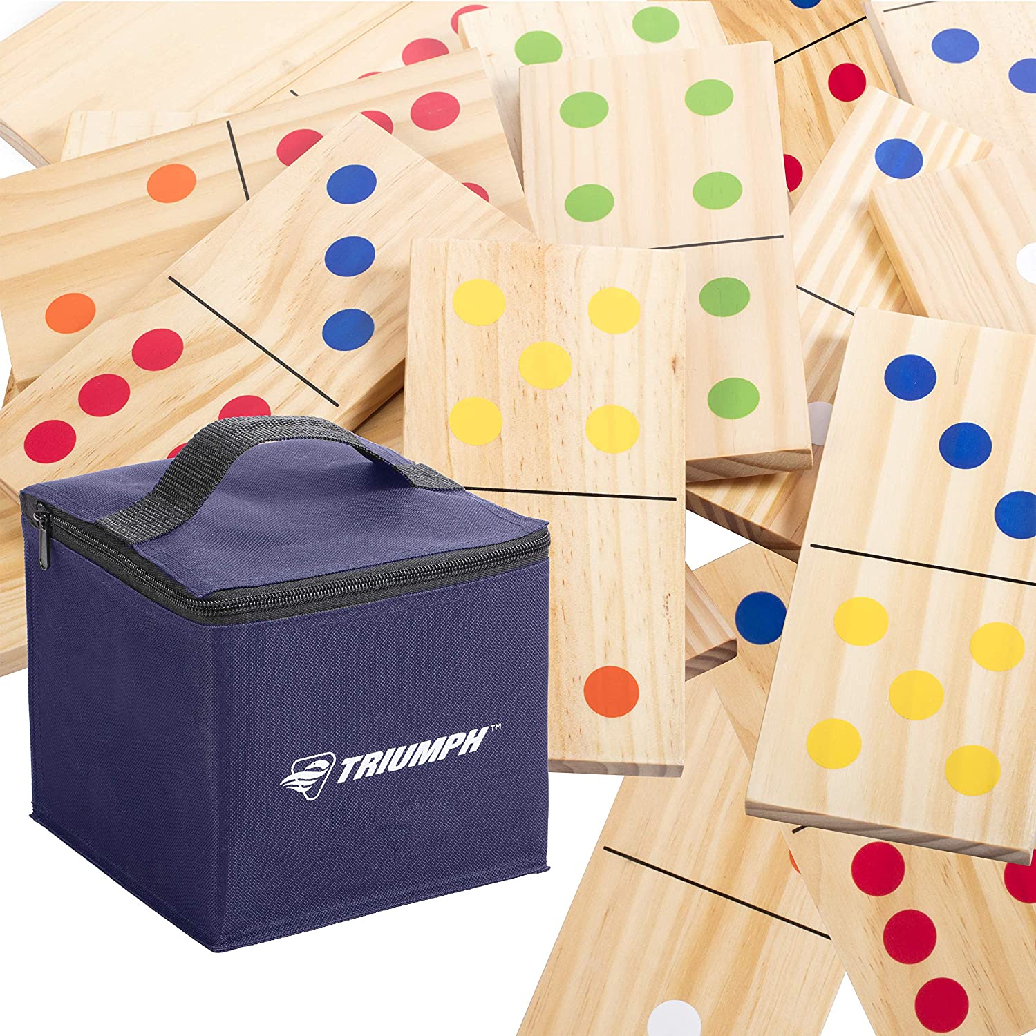 28-Piece Outdoor Large Domino Set - NovoBam