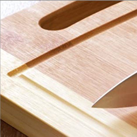 3 Piece Natural Organic Bamboo Cutting Boards - NovoBam