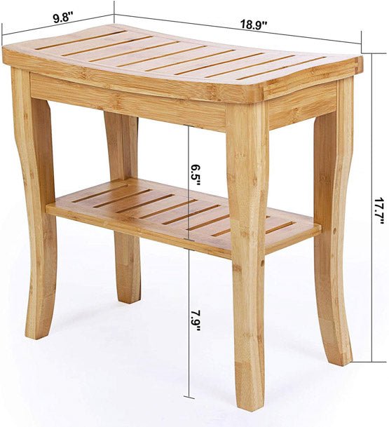 Bamboo Shower Bench Seat - NovoBam