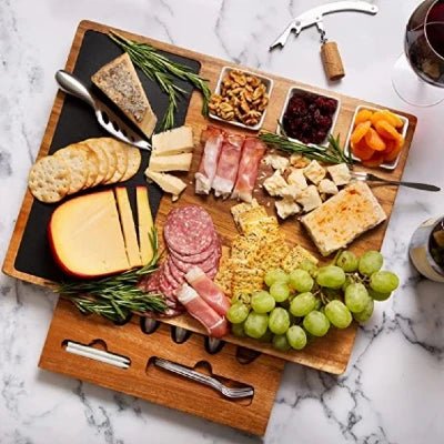 Pacific Merchants Acaciaware 16 x 6 inch Charcuterie Board, Brown