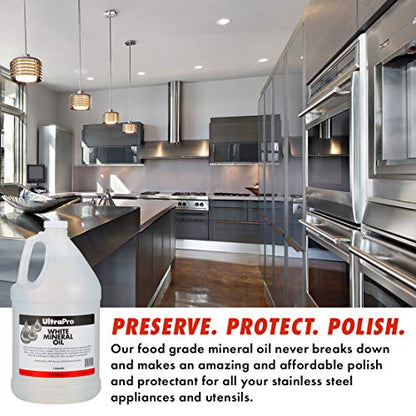 Food Grade Mineral Oil, 1 Gallon (128oz) - NovoBam