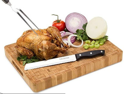 Large End Grain Bamboo Cutting Board - NovoBam