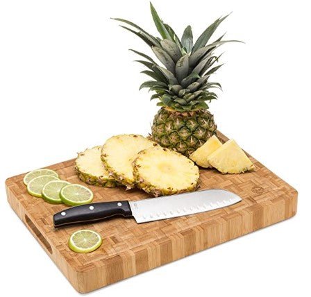 Large End Grain Bamboo Cutting Board - NovoBam