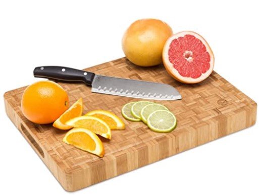 Large End Grain Bamboo Cutting Board - NovoBam