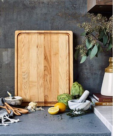 Wood Cutting Board With Handle - MAPLE