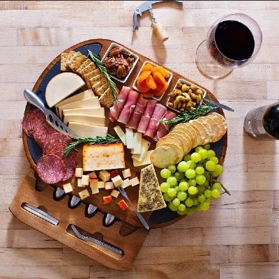 Large Round Charcuterie Board Set - NovoBam