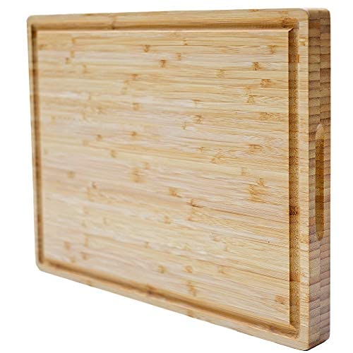 Large Thick Reversible Bamboo Butcher Block - NovoBam