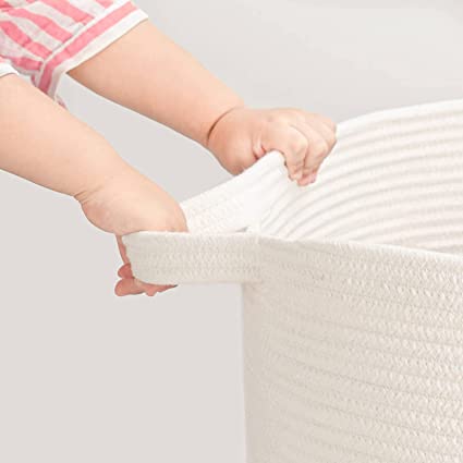 XXXLarge Cotton Rope Laundry Basket Hamper - NovoBam